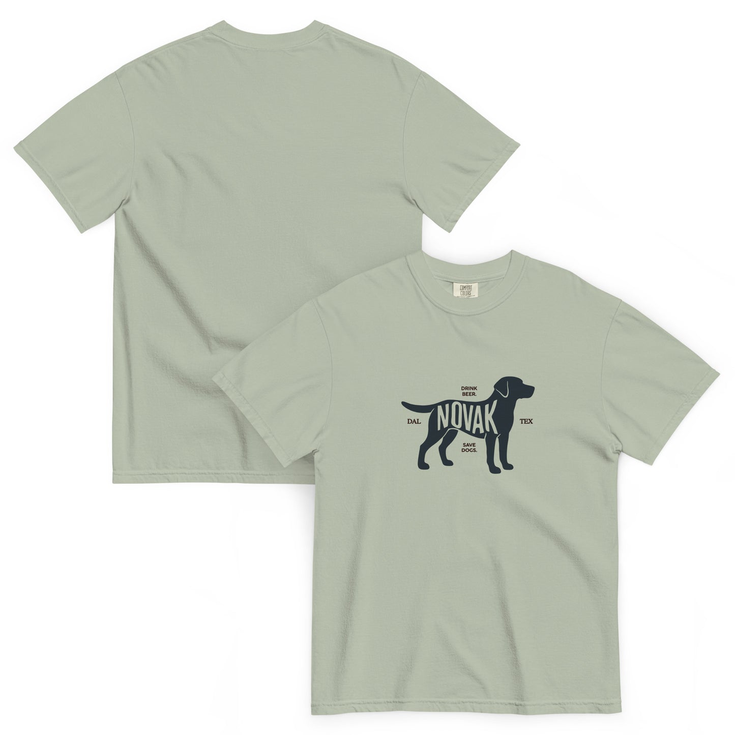 Drink Beer Save Dogs Tee - Bay