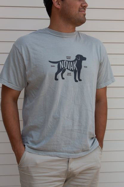 Drink Beer Save Dogs Tee - Bay