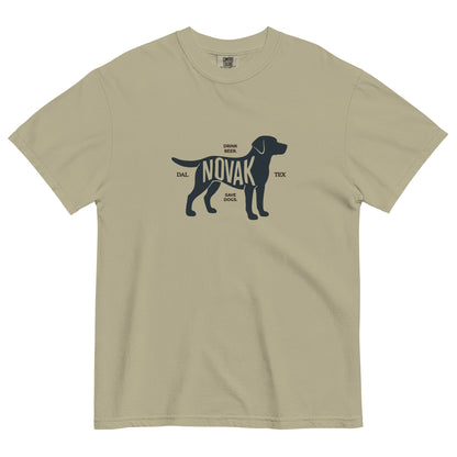 Drink Beer Save Dogs Tee - Sandstone