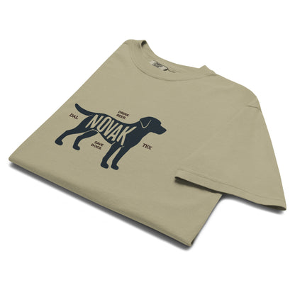 Drink Beer Save Dogs Tee - Sandstone
